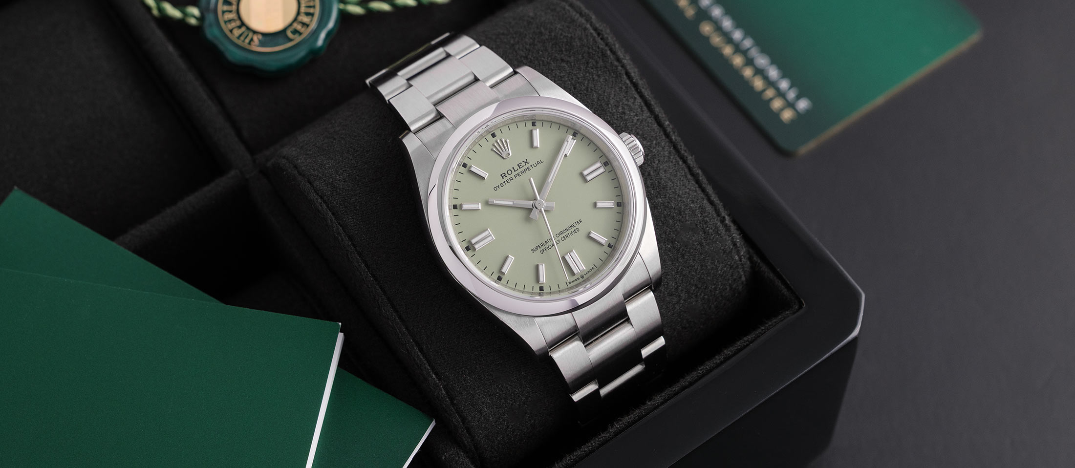 Rolex OP36 Pistachio