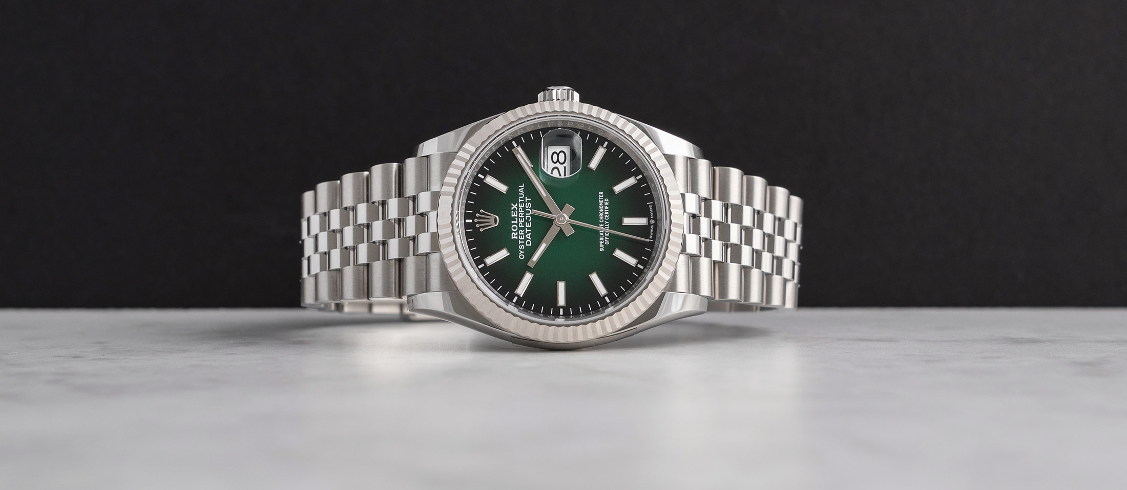 Rolex Datejust 36 Green Ombré or £12,000 tax free cash!
