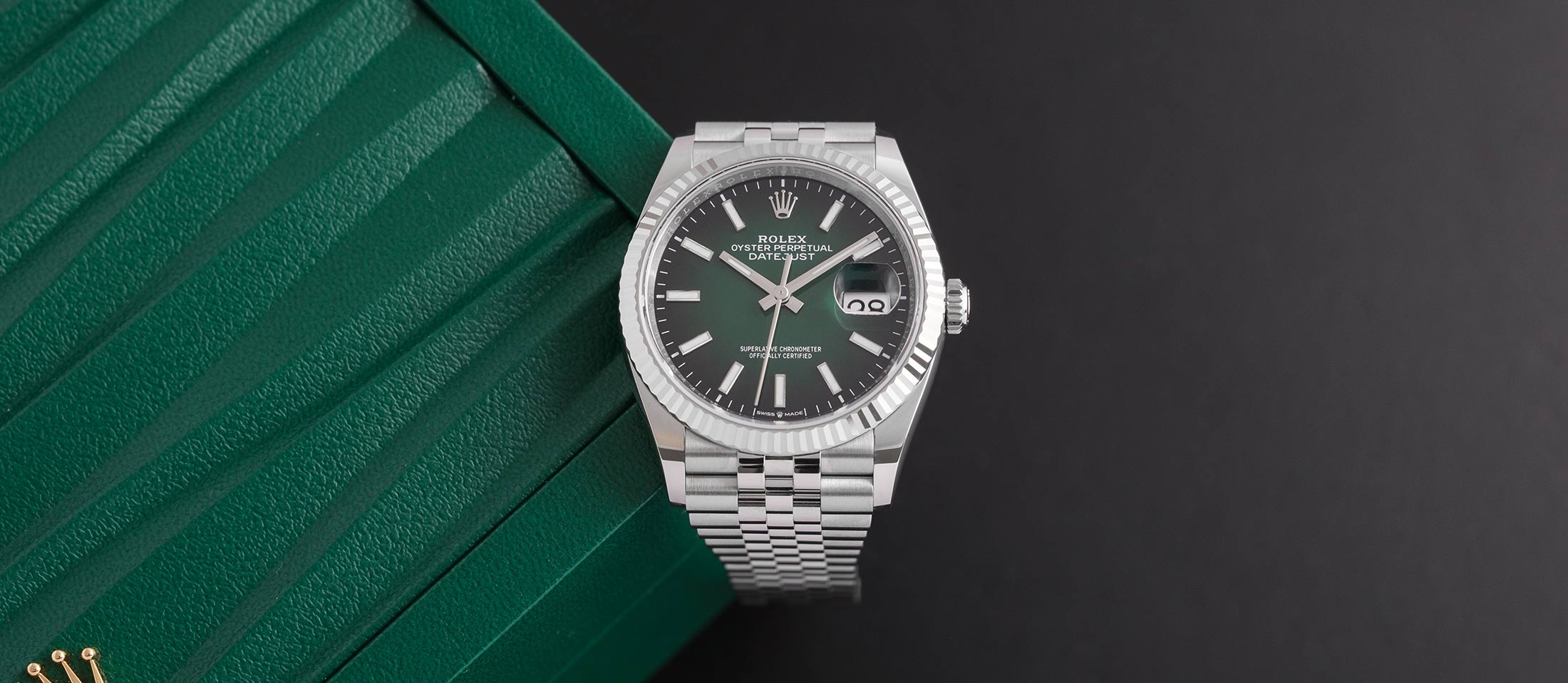 Rolex Datejust 36 Green Ombré or £12,000 tax free cash!