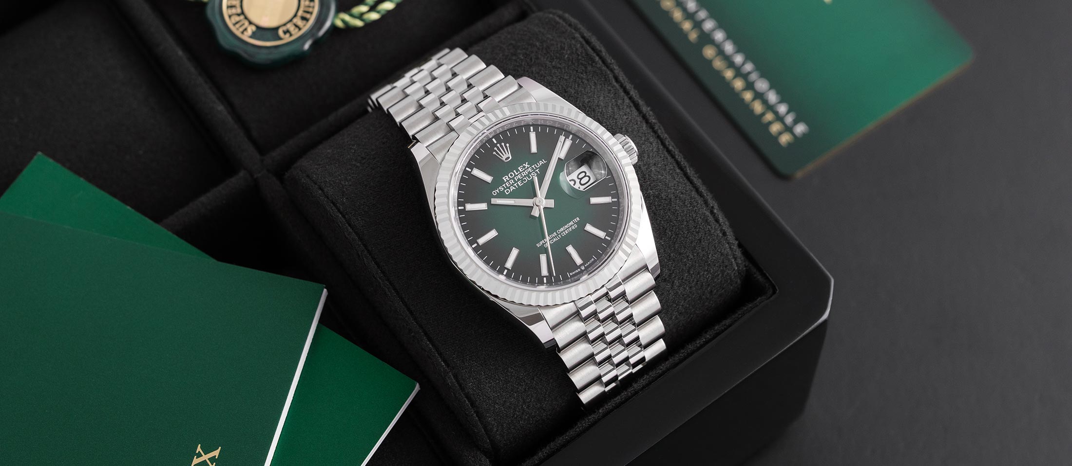 Rolex Datejust 36 Green Ombré or £12,000 tax free cash!