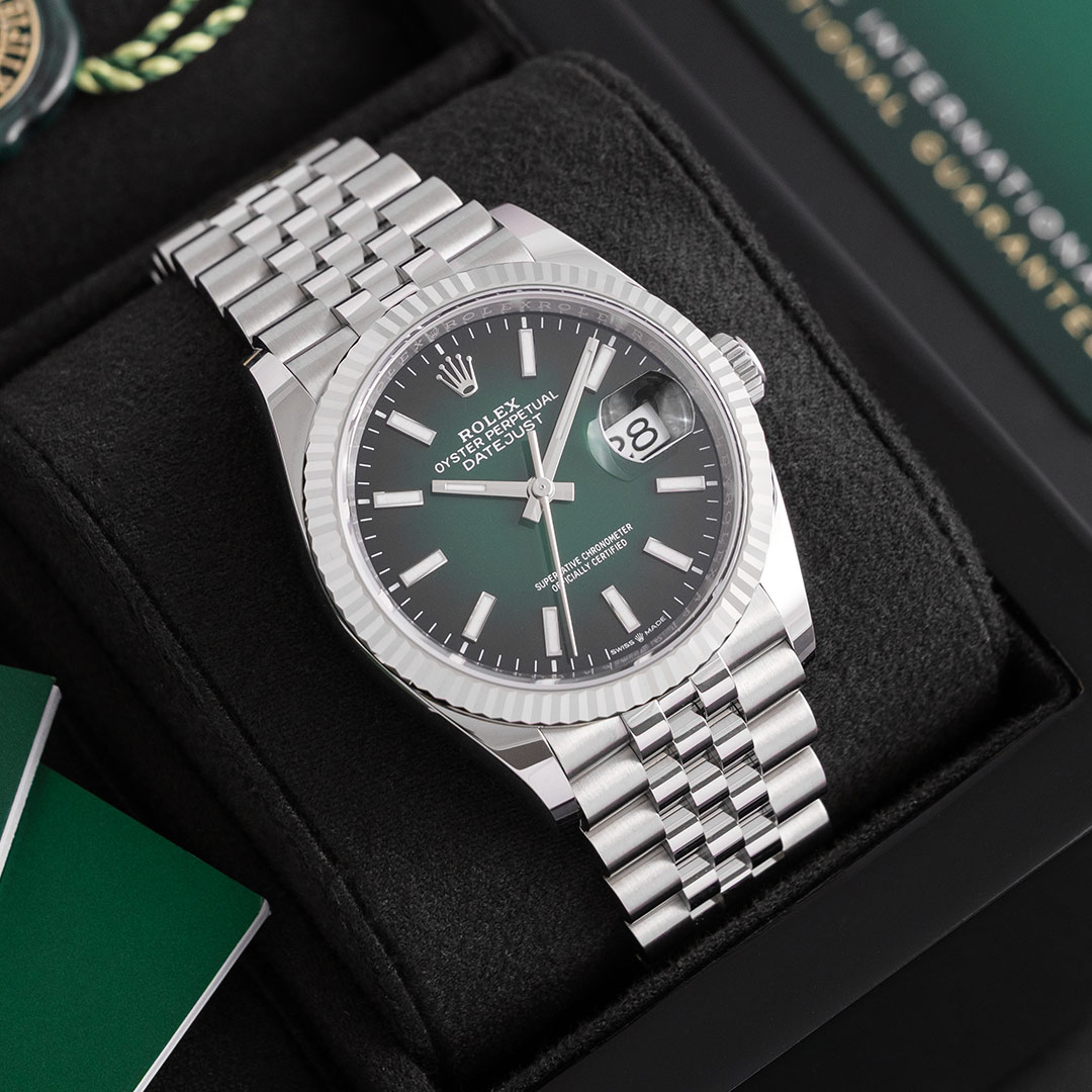 Rolex Datejust 36 Green Ombré or £12,000 tax free cash!