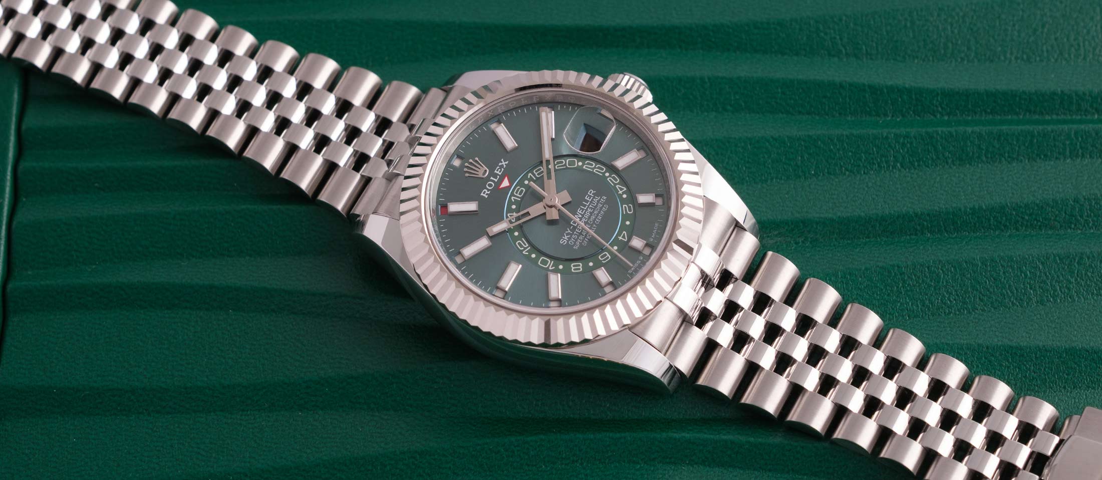 Rolex Sky-Dweller Mint Green or £17,000 tax free cash!