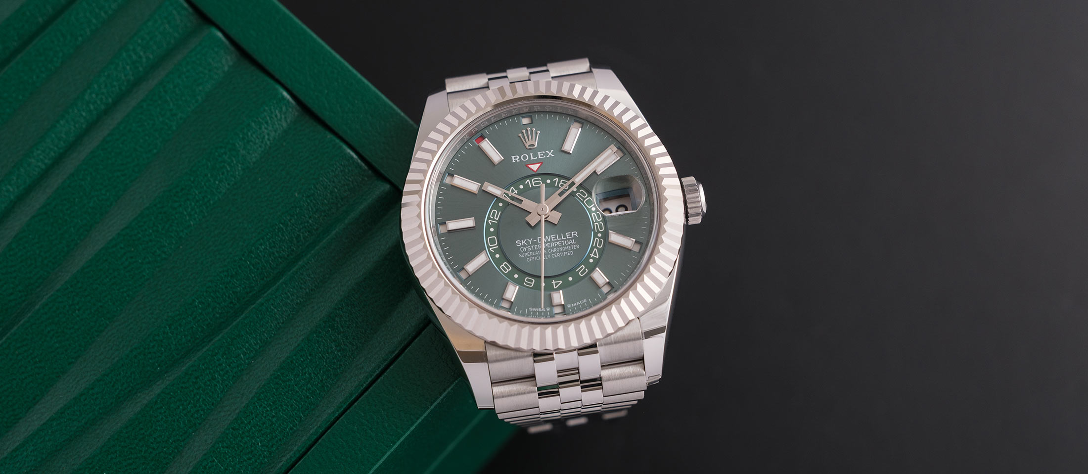 Rolex Sky-Dweller Mint Green or £17,000 tax free cash!