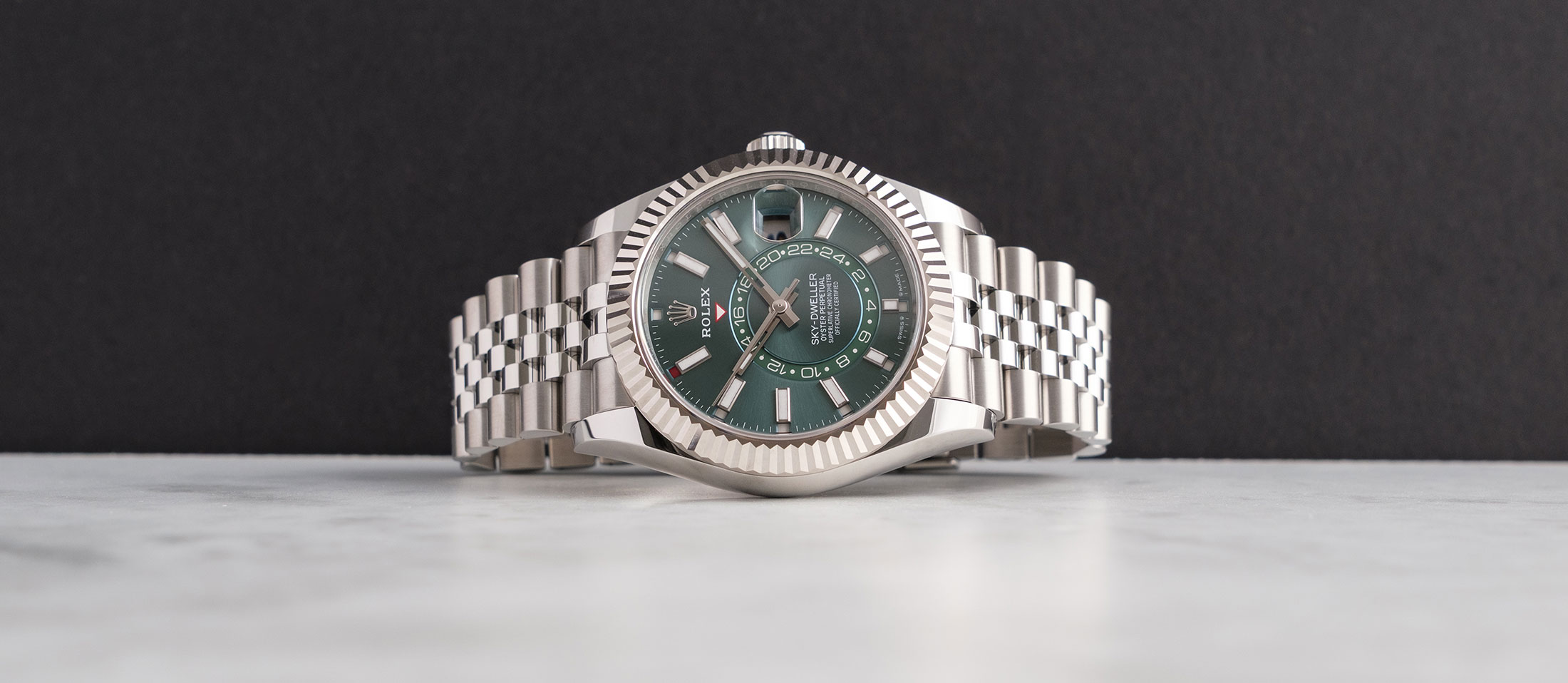 Rolex Sky-Dweller Mint Green or £17,000 tax free cash!