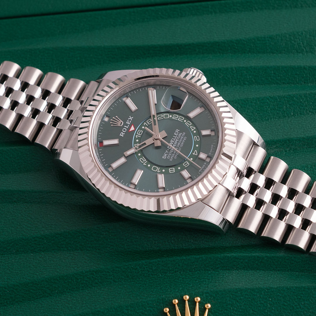 Rolex Sky-Dweller Mint Green or £17,000 tax free cash!