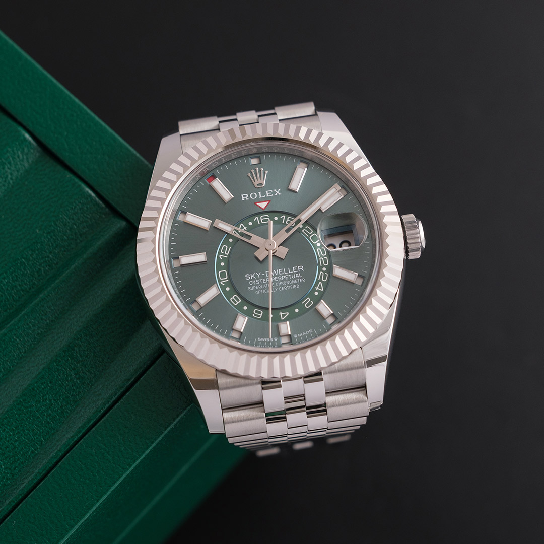 Rolex Sky-Dweller Mint Green or £17,000 tax free cash!