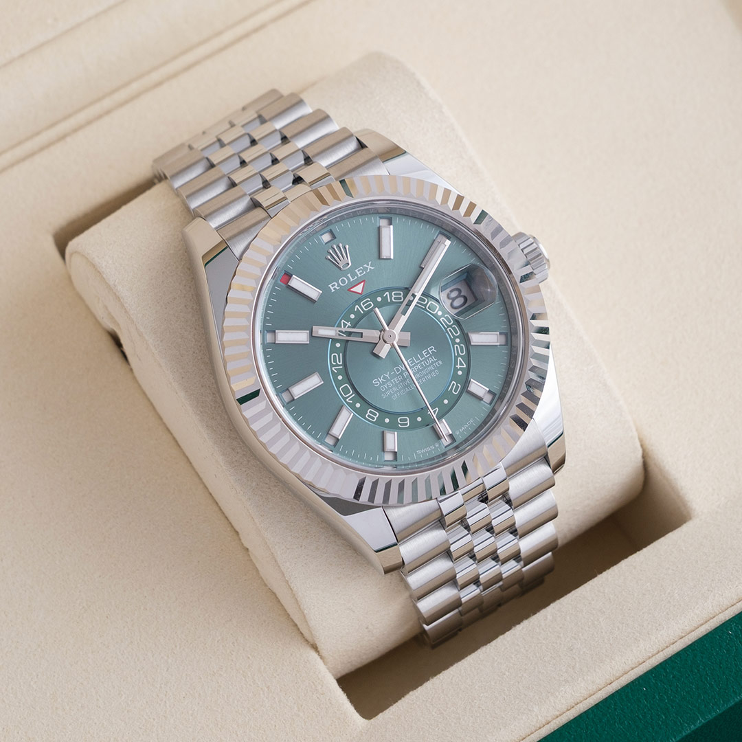 Rolex Sky-Dweller Mint Green or £17,000 tax free cash!