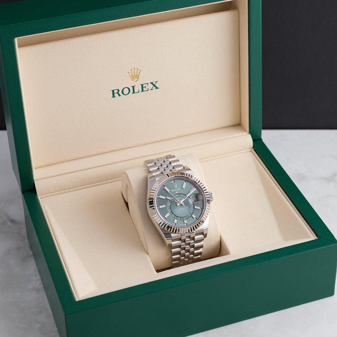 Rolex Sky-Dweller Mint Green or £17,000 tax free cash!